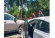 Accident rutier la Măgura. O femeie a fost transportată la spital după ce a suferit un atac de panică