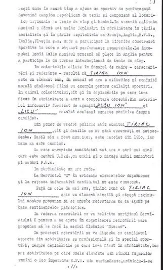 Ion Țiriac, cel mai bătrân informator în viață?! 60 de ani vechime! - Document bombă semnat de miliardar – poza 3